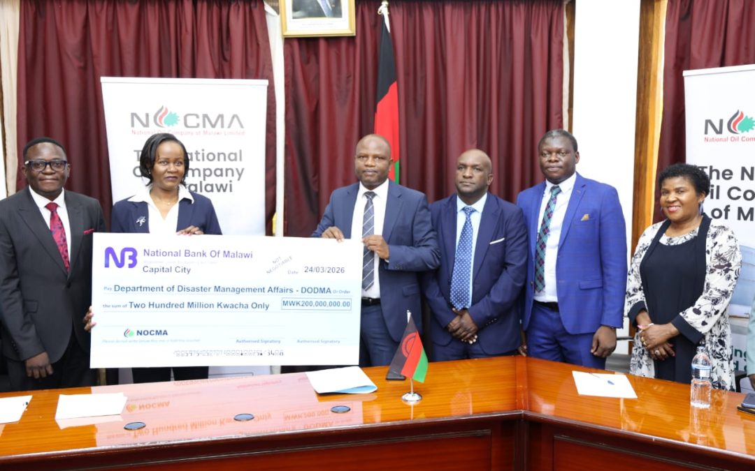 NOCMA Donates MWK 200 Million to Support Disaster Relief Efforts